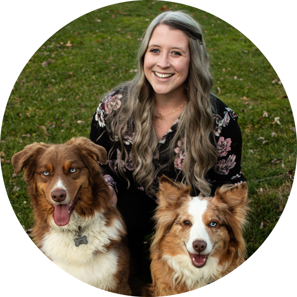 Katie and her dogs